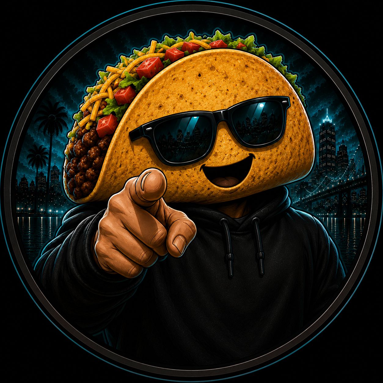 Taco portrait